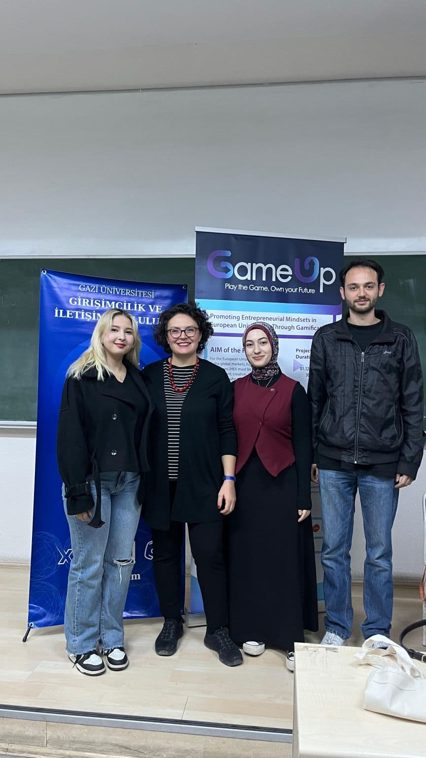 GAMEUP Erasmus+ and Gazi University entrepreneurship event