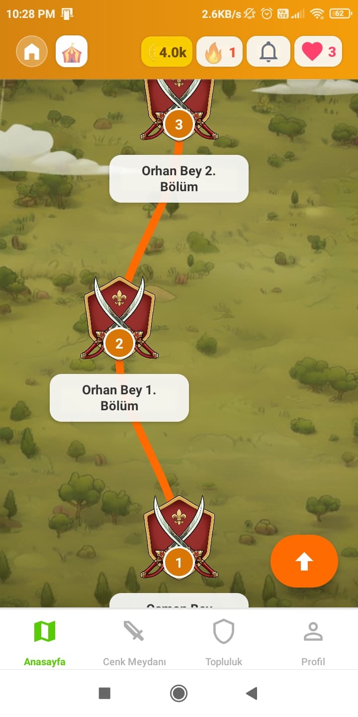 Taht Yolu uygulama ekranı (2/7)